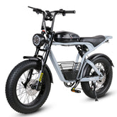 SAMEBIKE M20-I Electric Bike - 1200W Motor 48V18AH Battery 65KM Range Hydraulic Disc Brakes - Blue